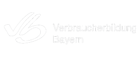 Logo das Auftritts Verbraucherbildung Bayern; Link führt zu Startseite des Angebots 