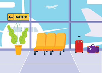 Illustration Flughafen; Copyright Panthermedia